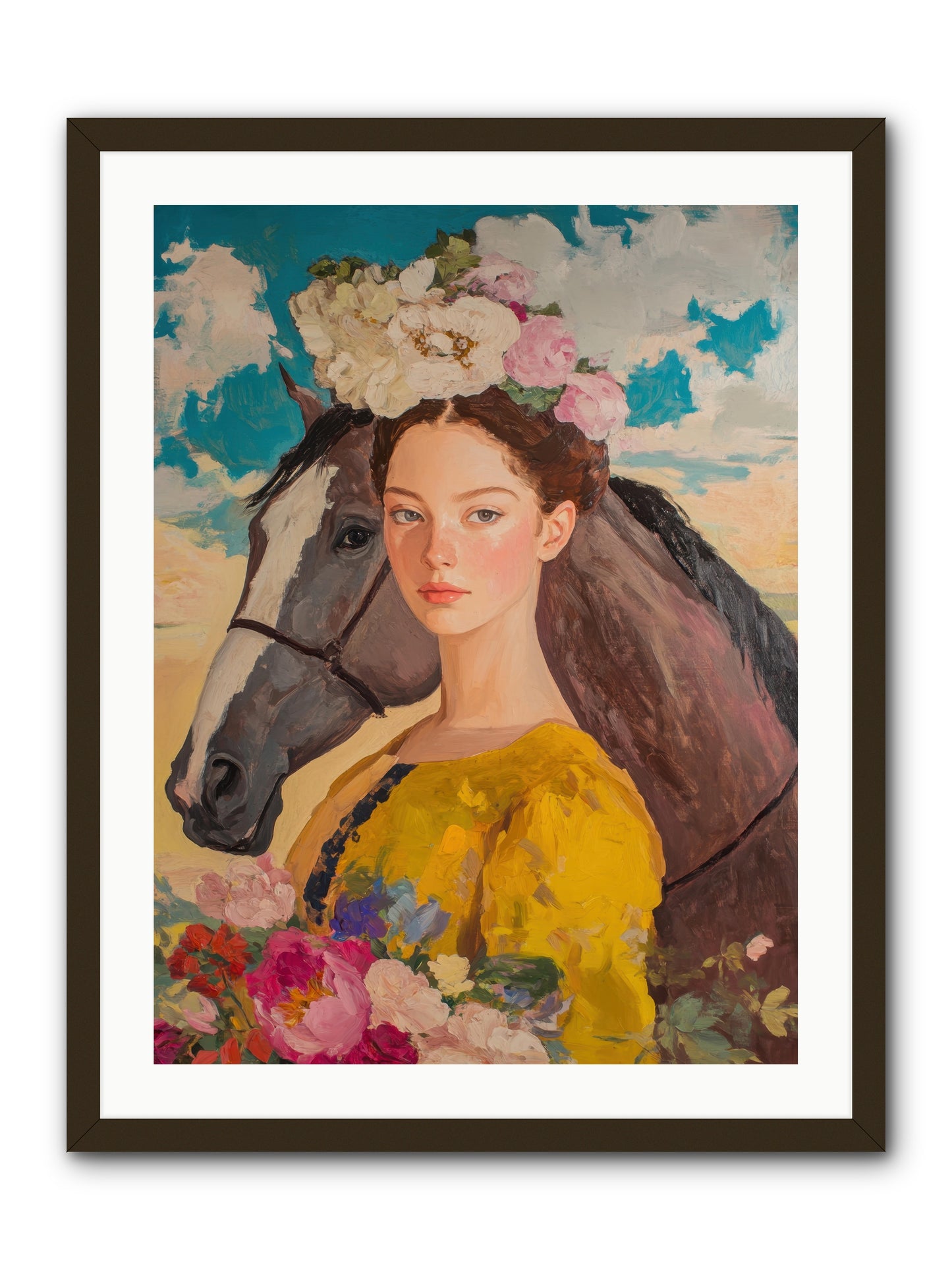 Juniper Ridge -- Framed Print - Black 24x32