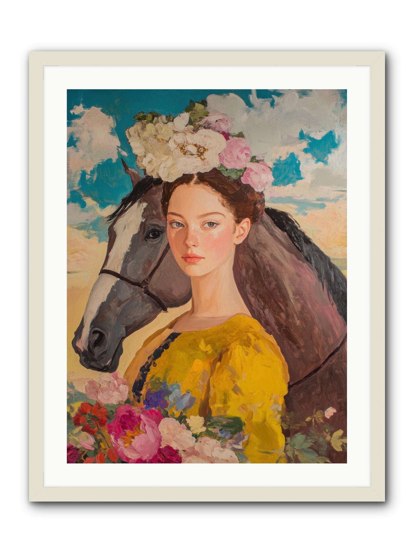 Juniper Ridge -- Framed Print - White 24x32