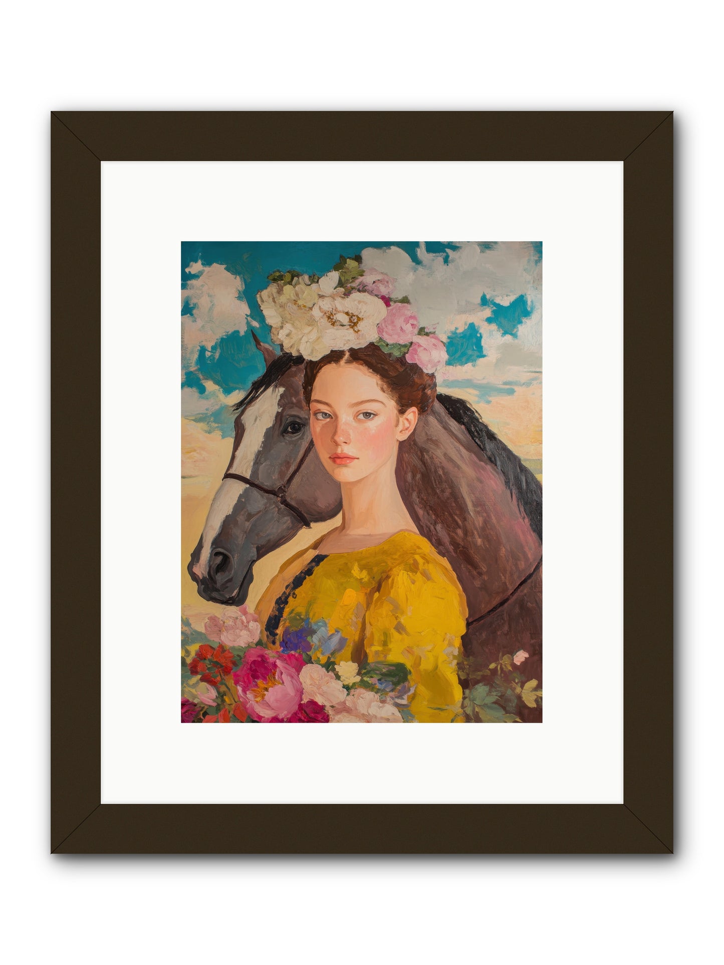 Juniper Ridge -- Framed Print - Black 9x12