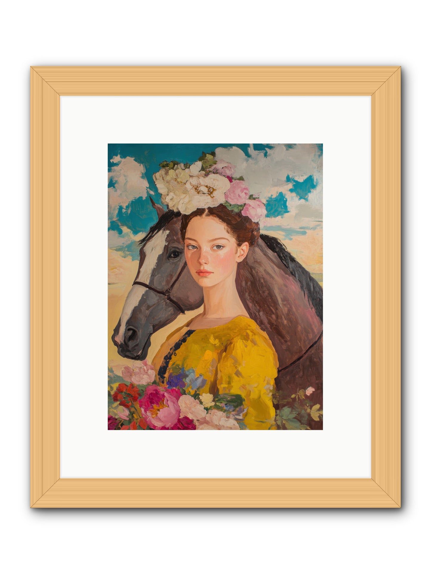Juniper Ridge -- Framed Print - Natural 9x12