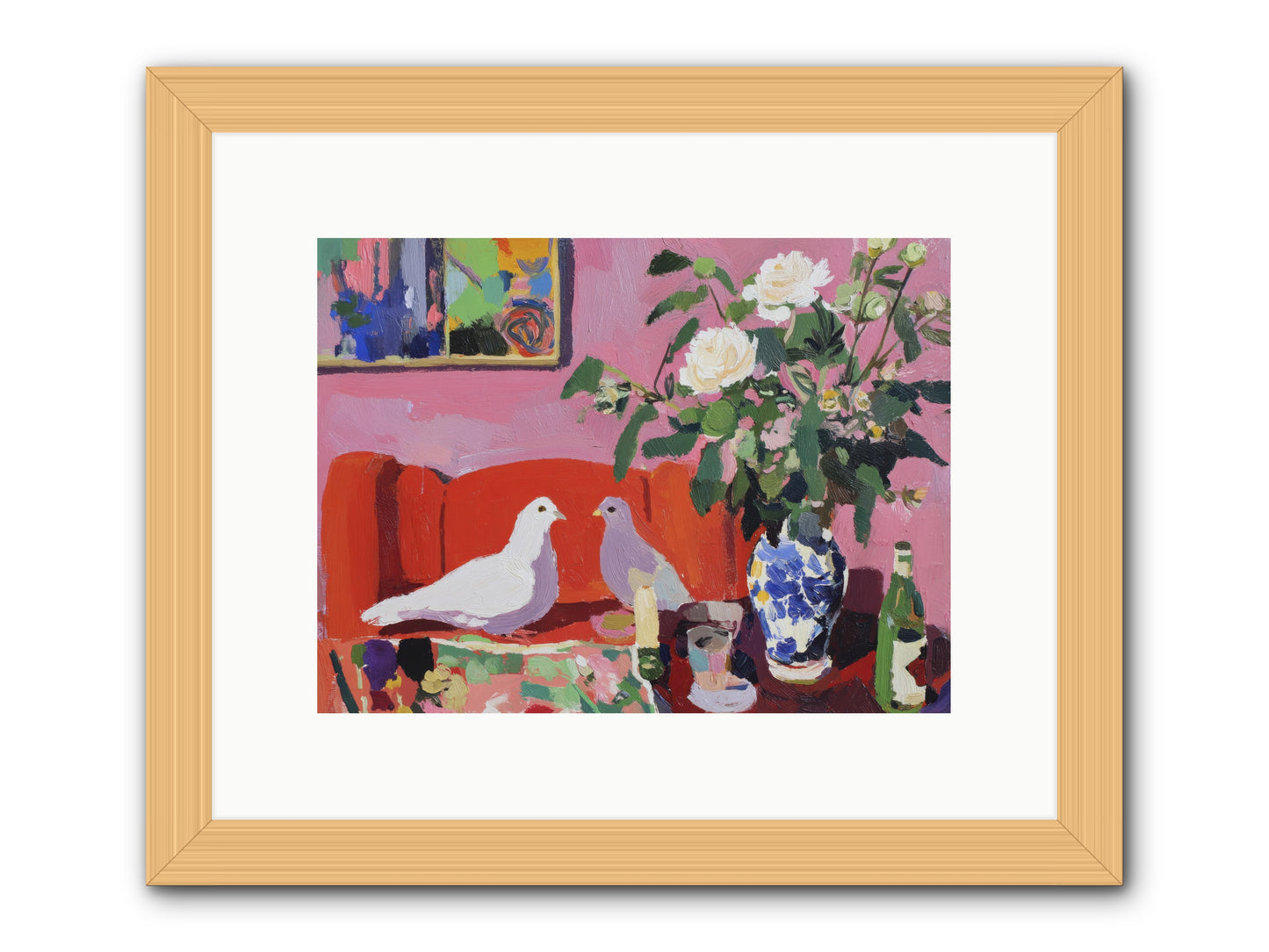 Just a Rumor -- Framed Print - Natural 12x9