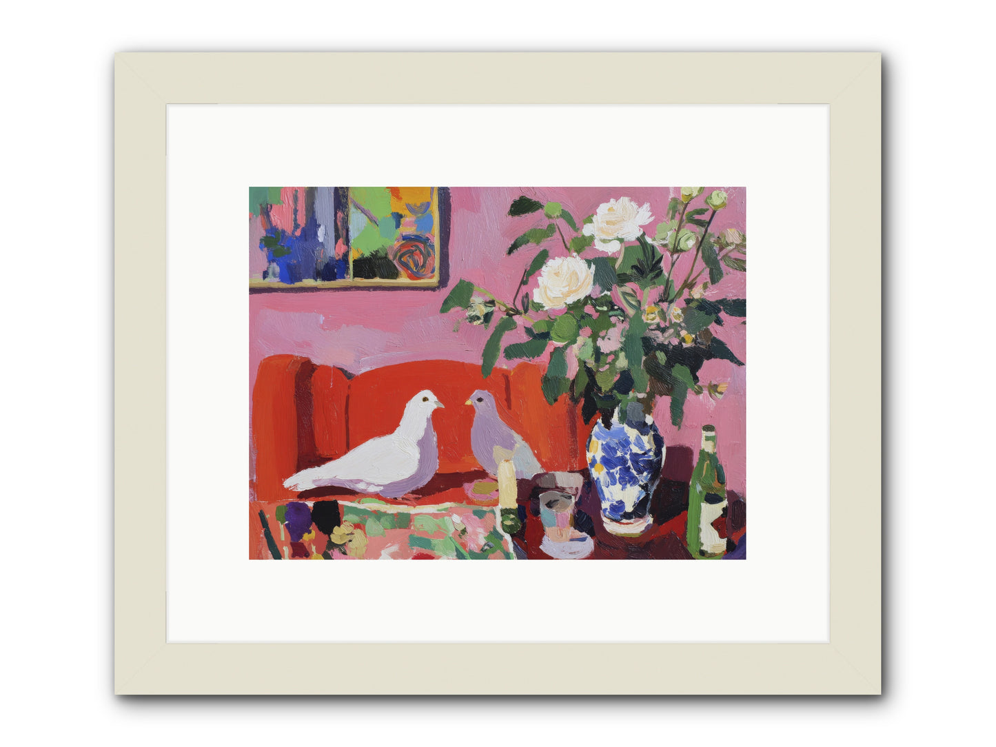 Just a Rumor -- Framed Print - White 12x9