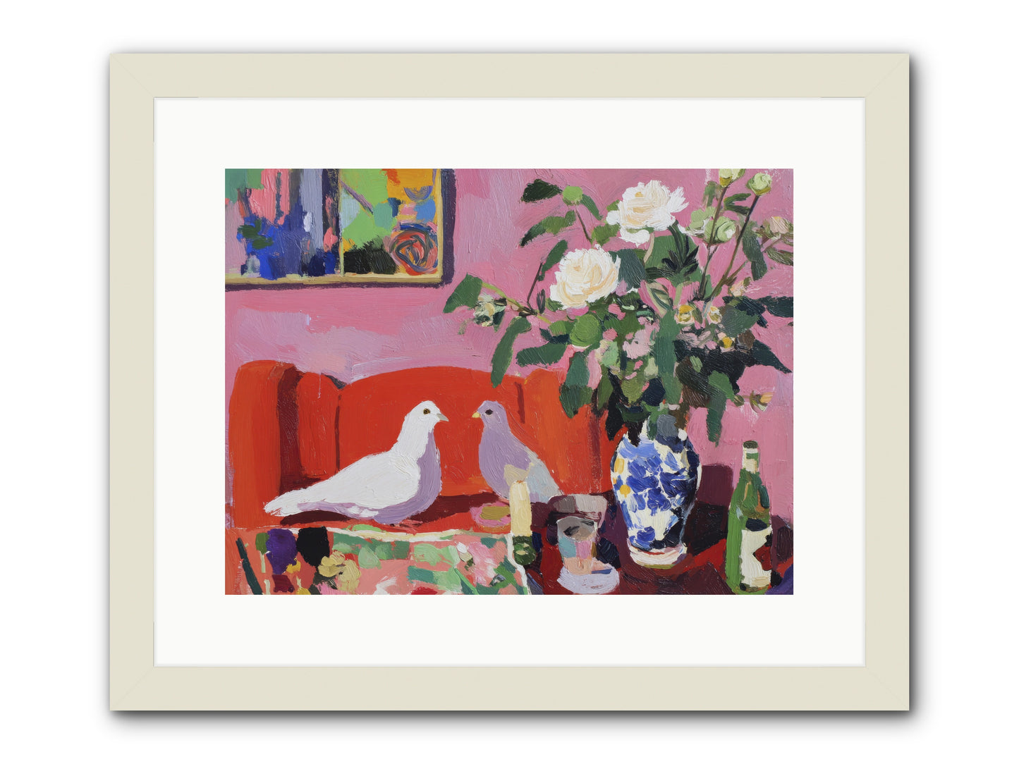 Just a Rumor -- Framed Print - White 16x12