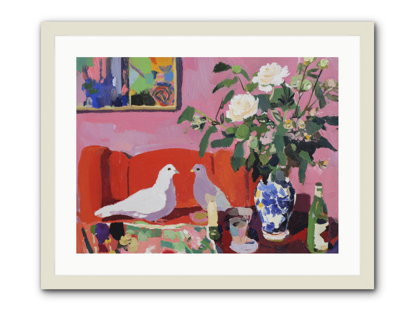 Just a Rumor -- Framed Print - White 24x18