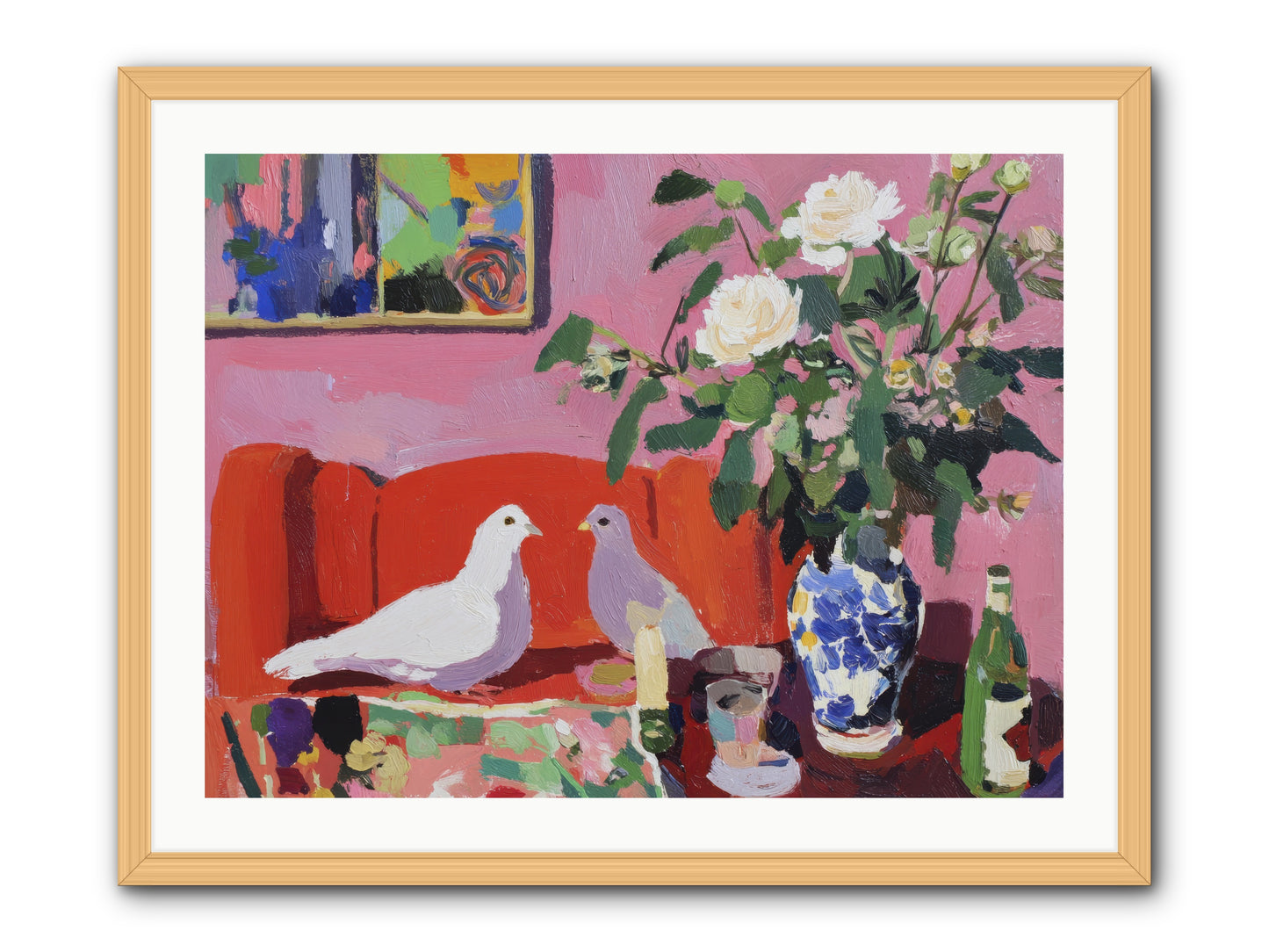 Just a Rumor -- Framed Print - Natural 32x24
