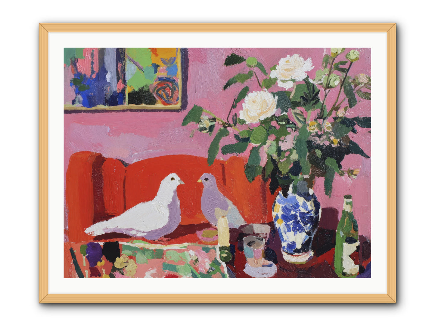 Just a Rumor -- Framed Print - Natural 40x30
