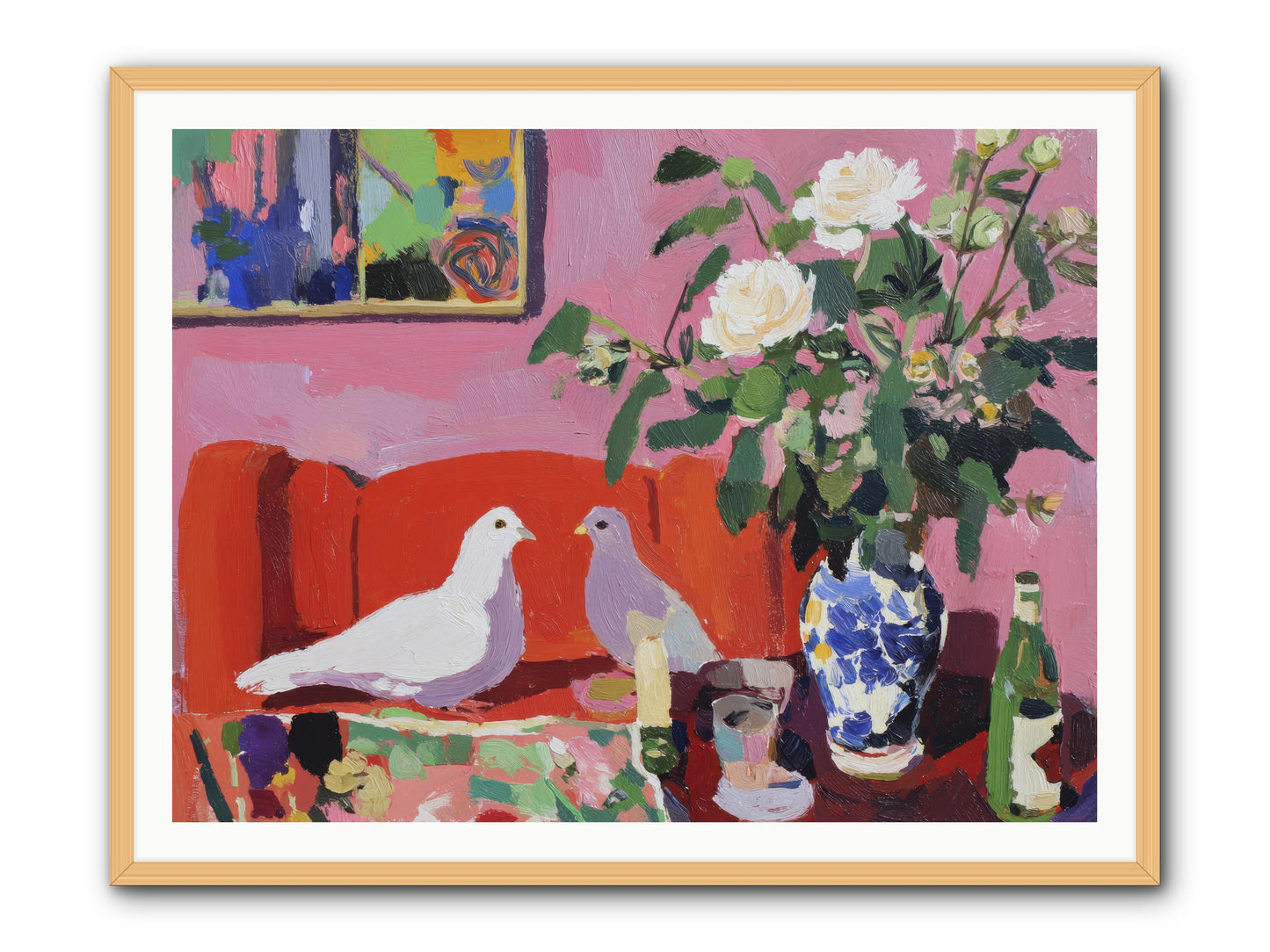 Just a Rumor -- Framed Print - Natural 48x36