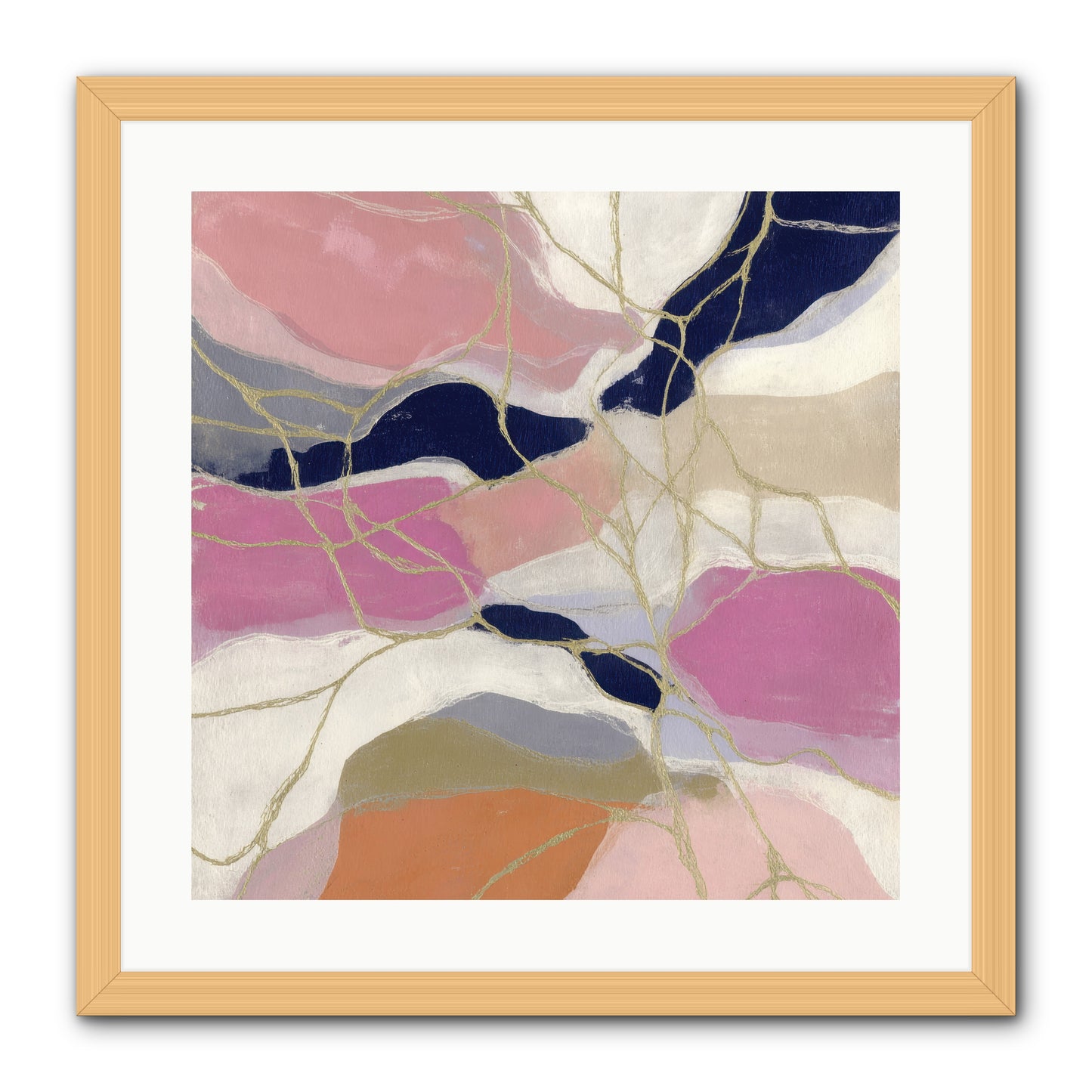 Kael -- Framed Print - Natural 20x20