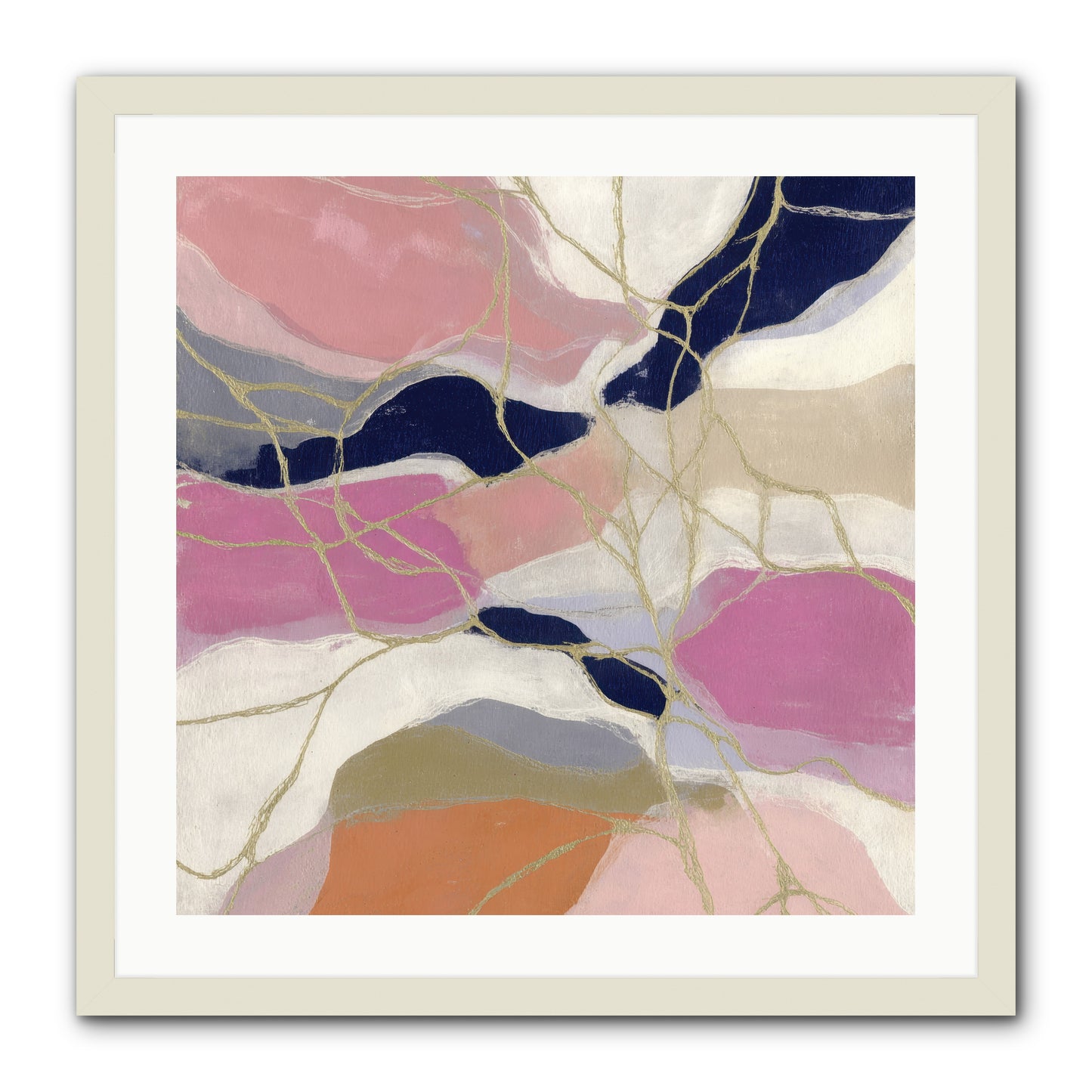 Kael -- Framed Print - White 24x24