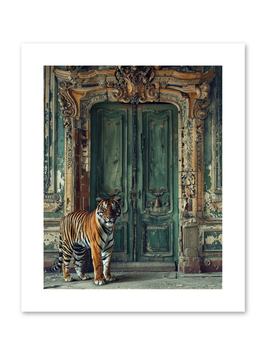 Keeper Of The Peridot Gates -- Paper Print 8x10