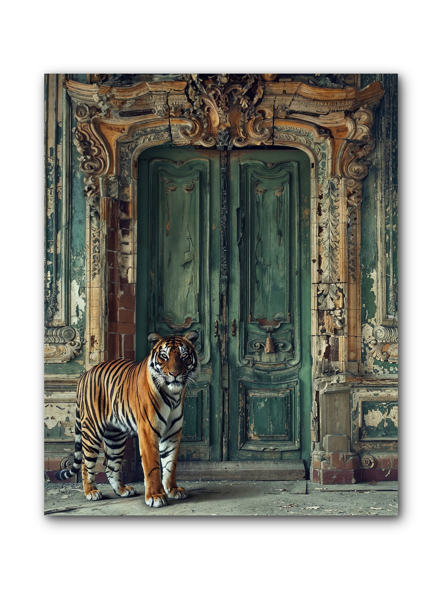 Keeper Of The Peridot Gates -- Wrapped Canvas 8x10