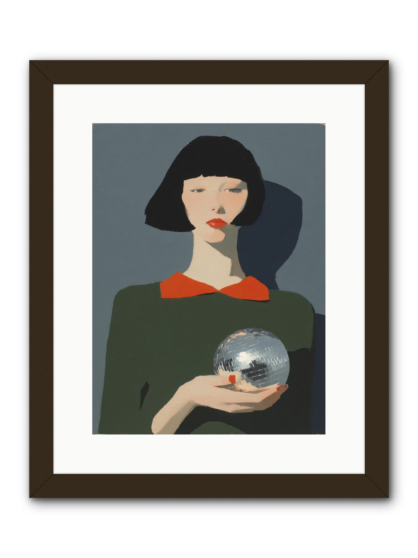 Keeper of Borrowed Light -- Framed Print - Black 12x16