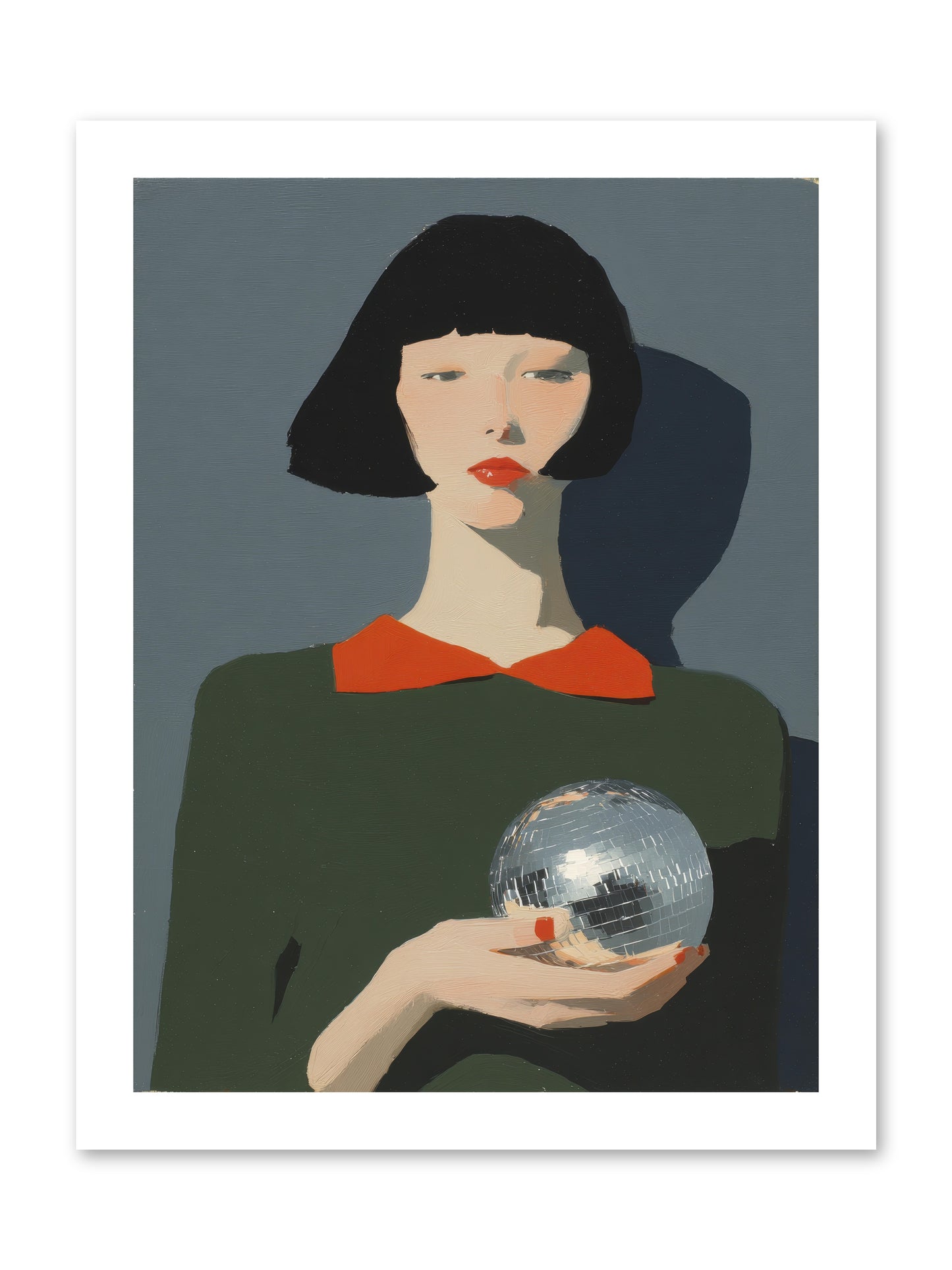 Keeper of Borrowed Light -- Paper Print 12x16