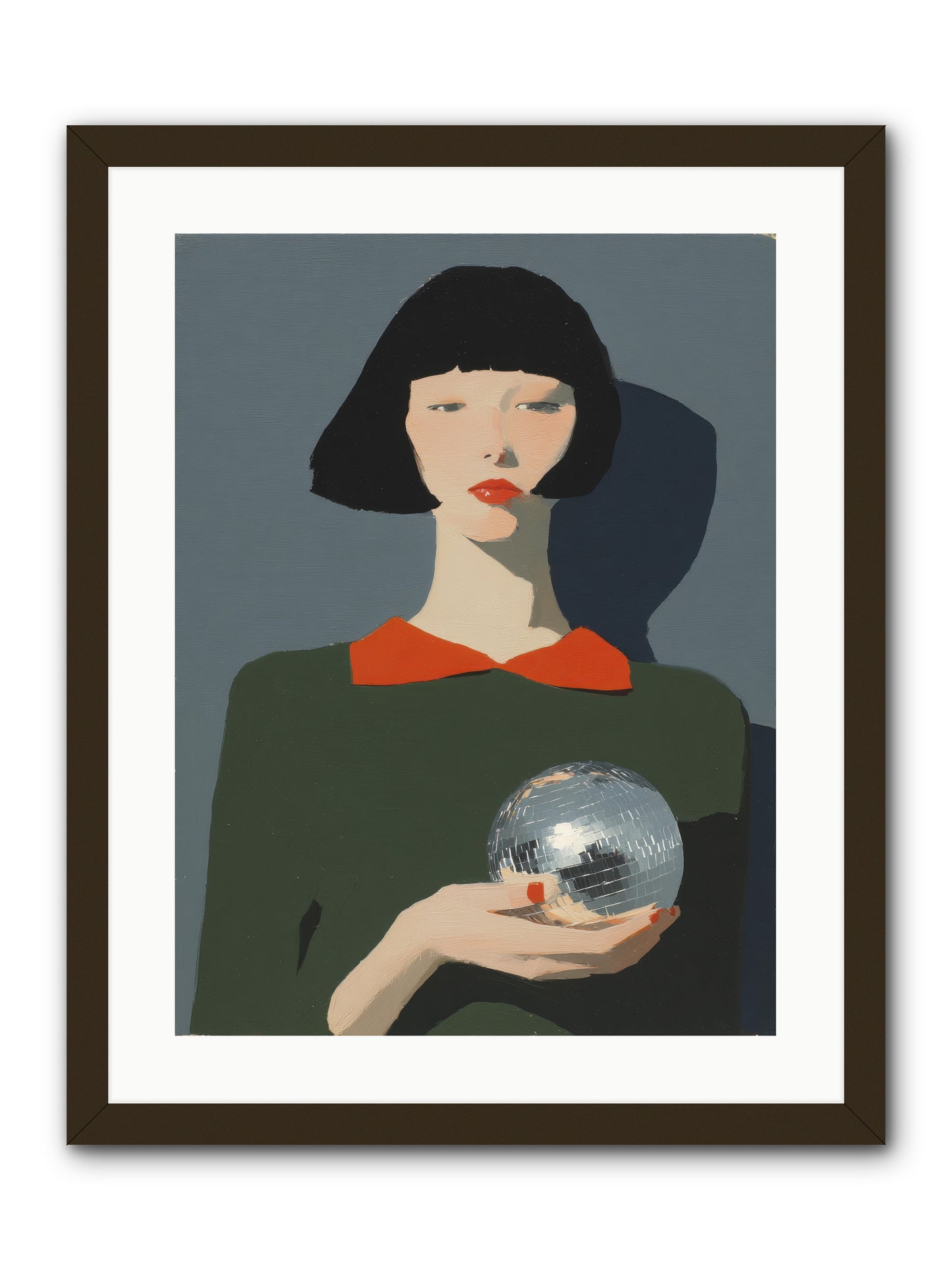 Keeper of Borrowed Light -- Framed Print - Black 18x24