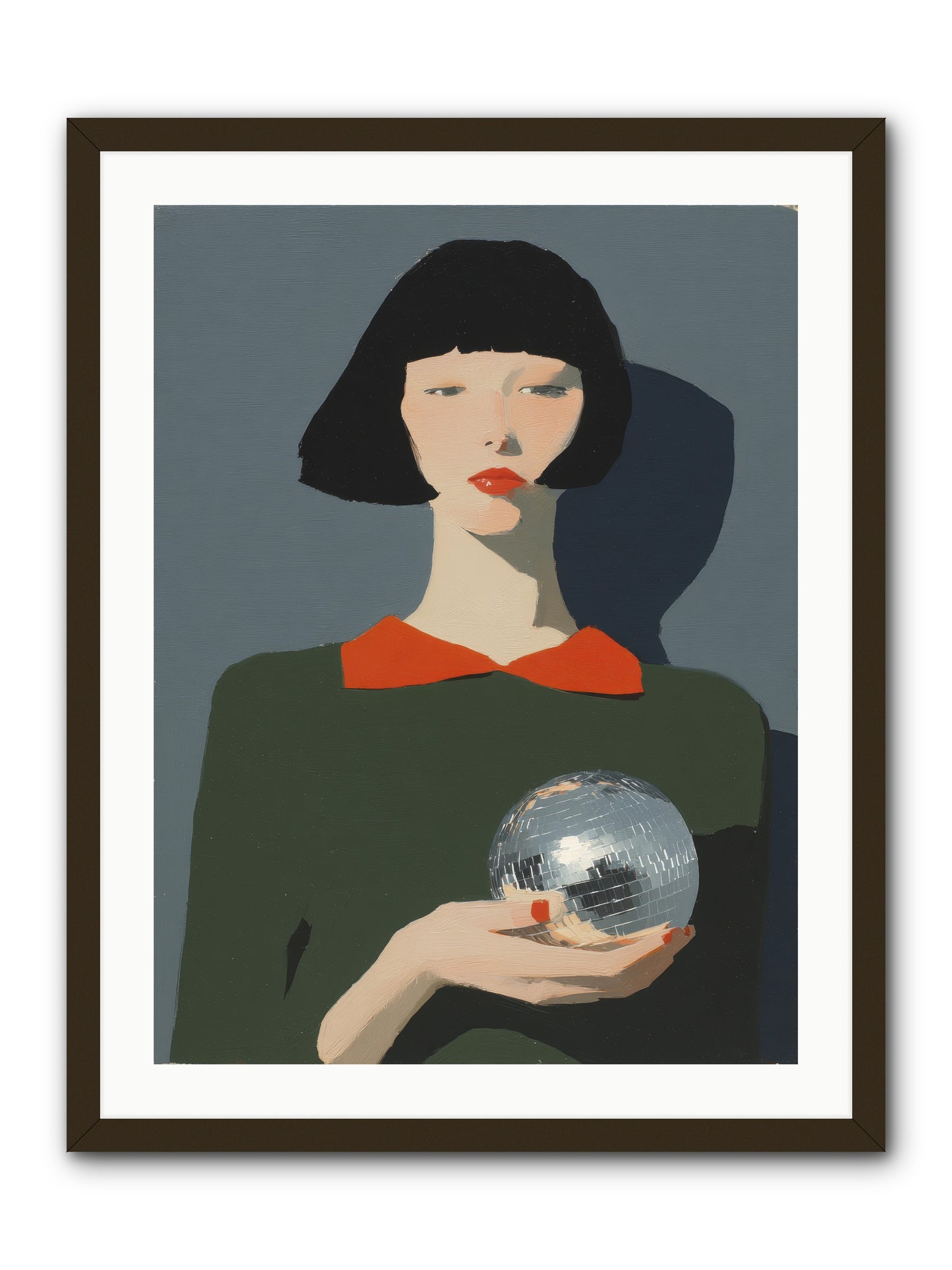 Keeper of Borrowed Light -- Framed Print - Black 24x32