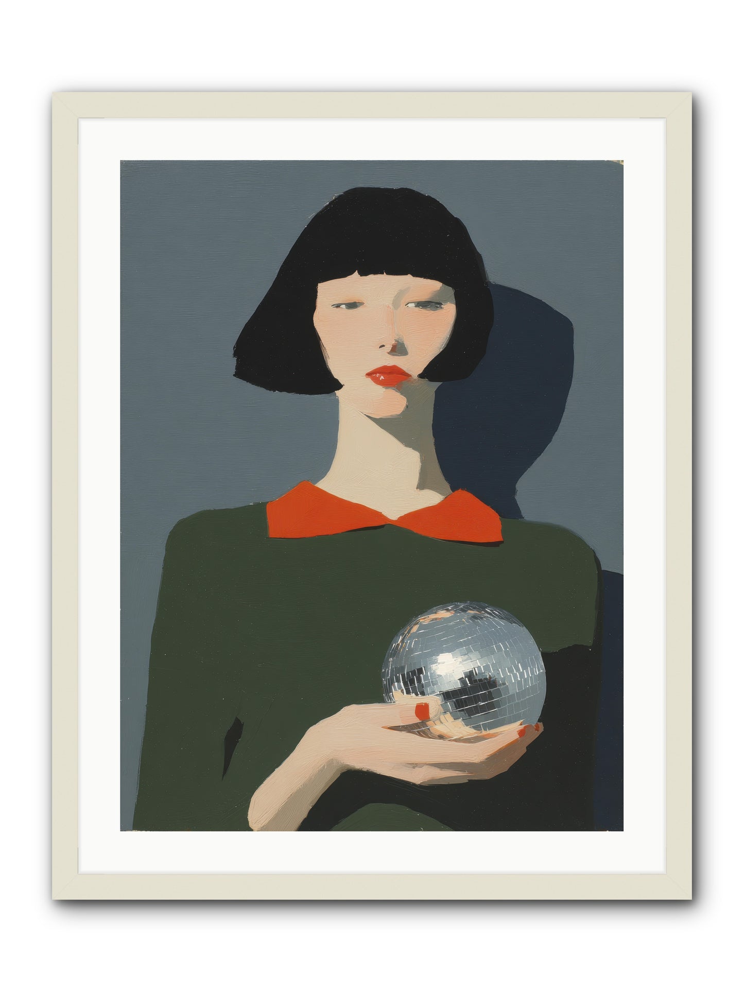 Keeper of Borrowed Light -- Framed Print - White 24x32