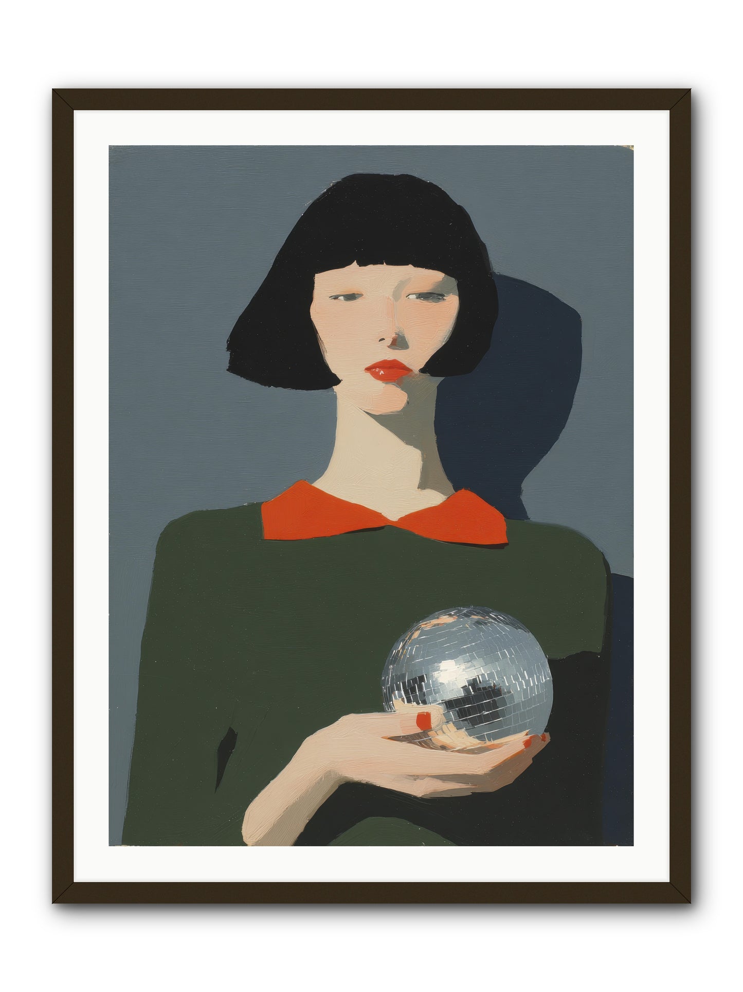 Keeper of Borrowed Light -- Framed Print - Black 30x40
