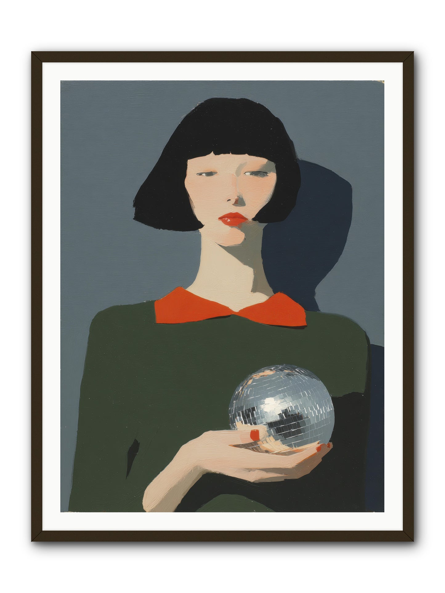 Keeper of Borrowed Light -- Framed Print - Black 36x48