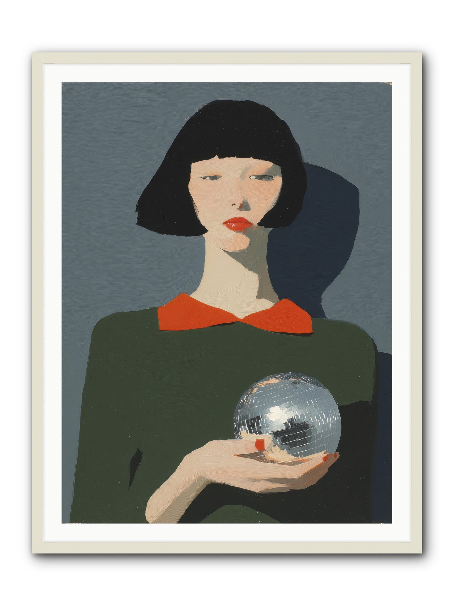 Keeper of Borrowed Light -- Framed Print - White 36x48