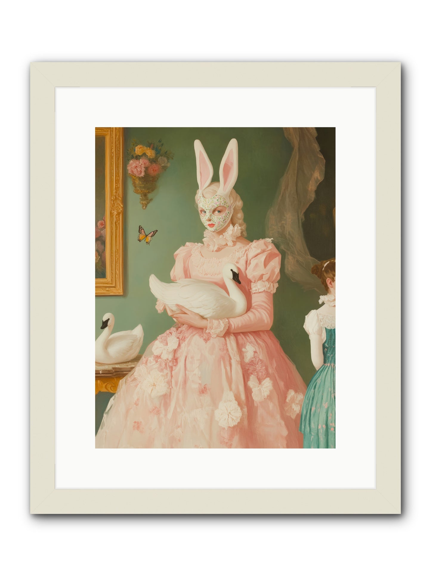 Keeper of FlightRez2 -- Framed Print - White 12x16