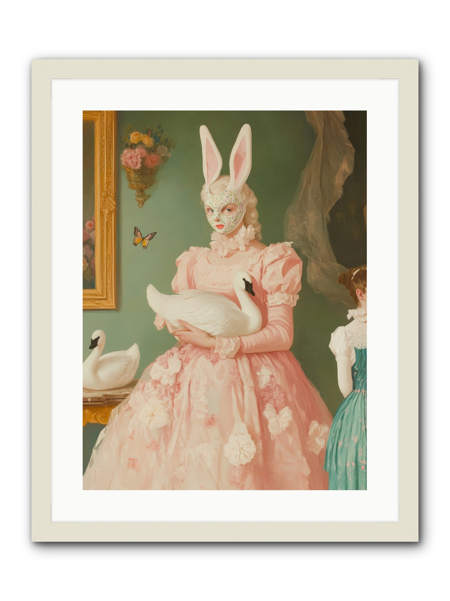Keeper of FlightRez2 -- Framed Print - White 18x24