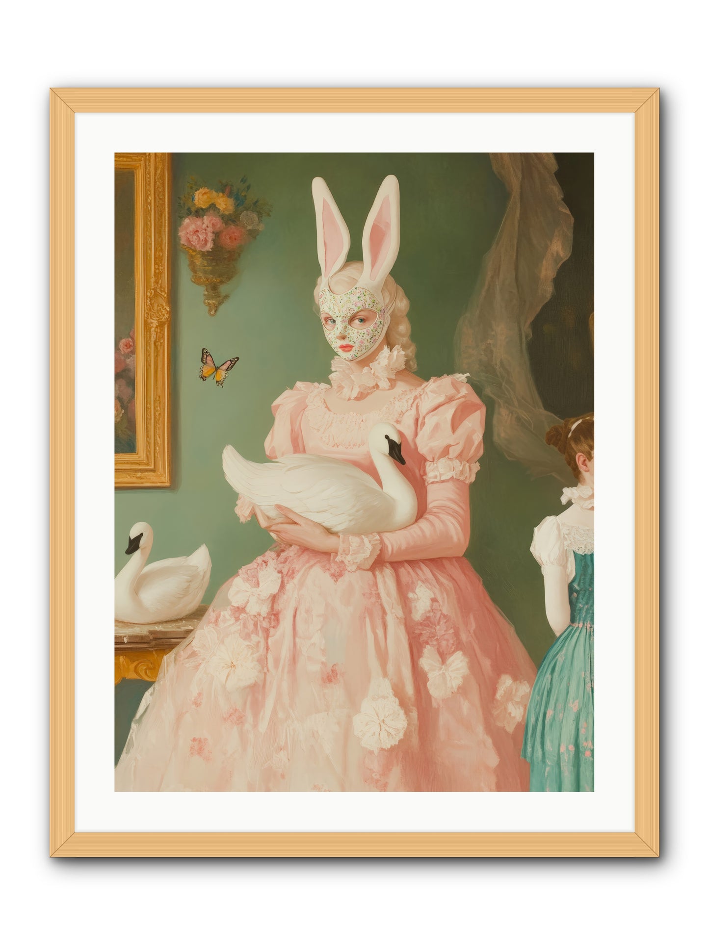 Keeper of FlightRez2 -- Framed Print - Natural 24x32