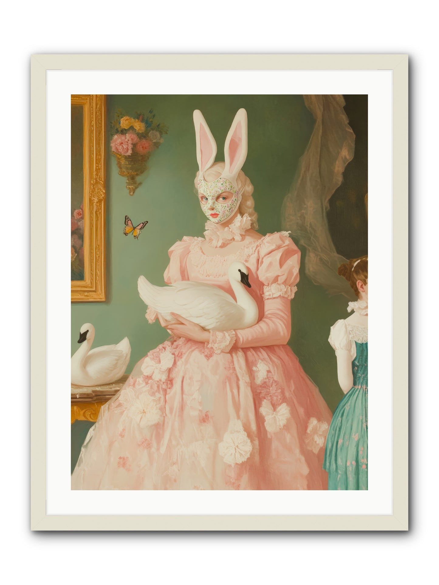 Keeper of FlightRez2 -- Framed Print - White 24x32