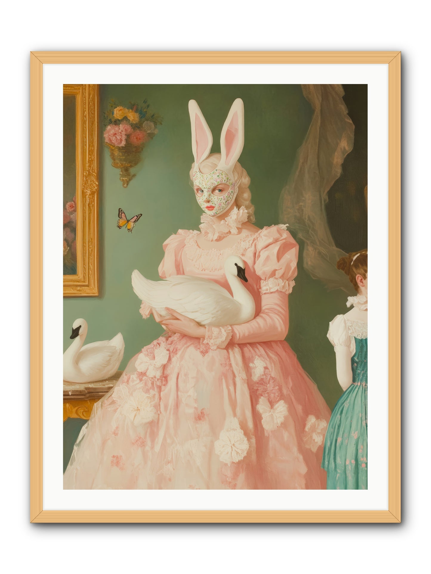 Keeper of FlightRez2 -- Framed Print - Natural 30x40