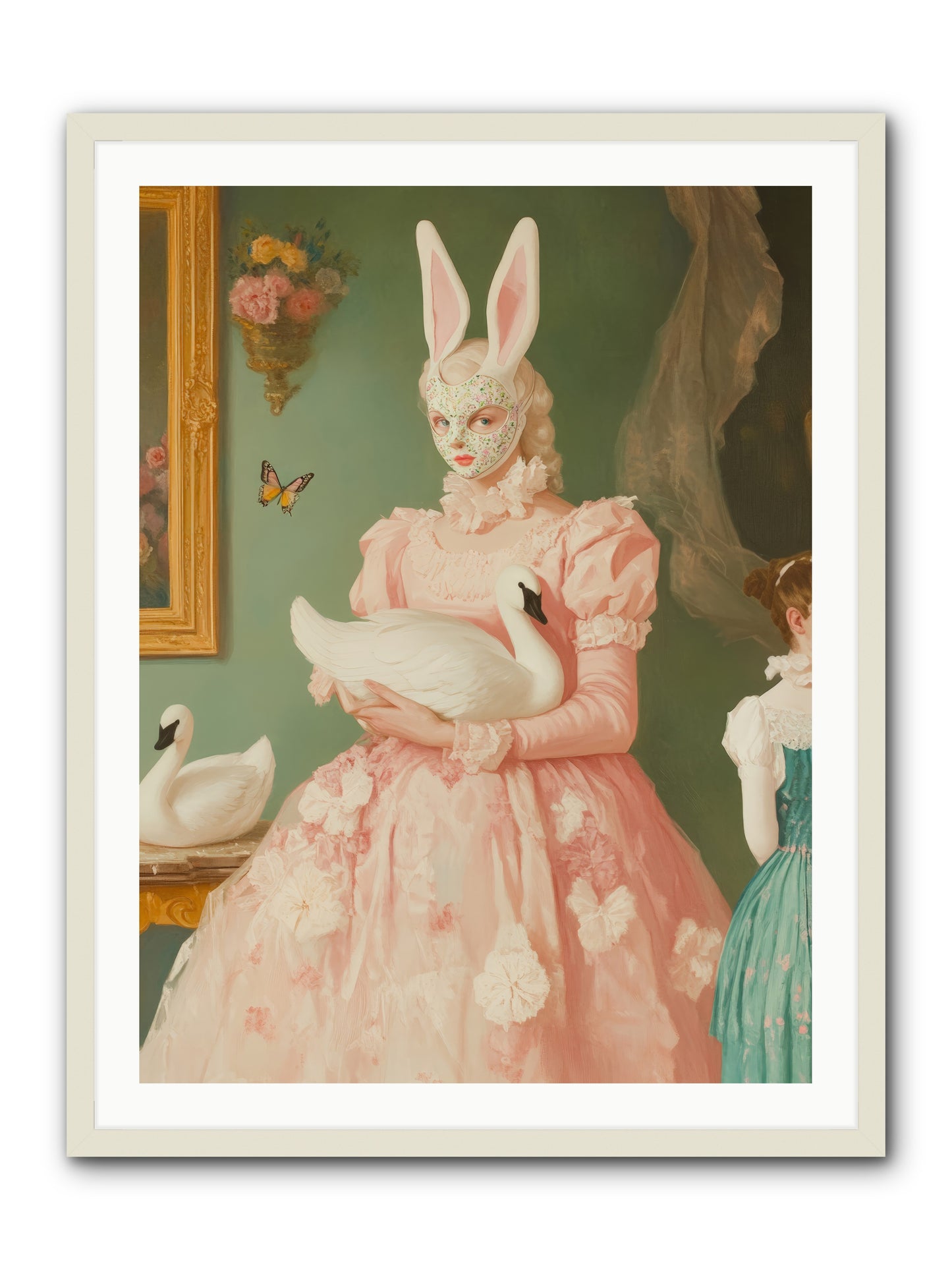 Keeper of FlightRez2 -- Framed Print - White 30x40