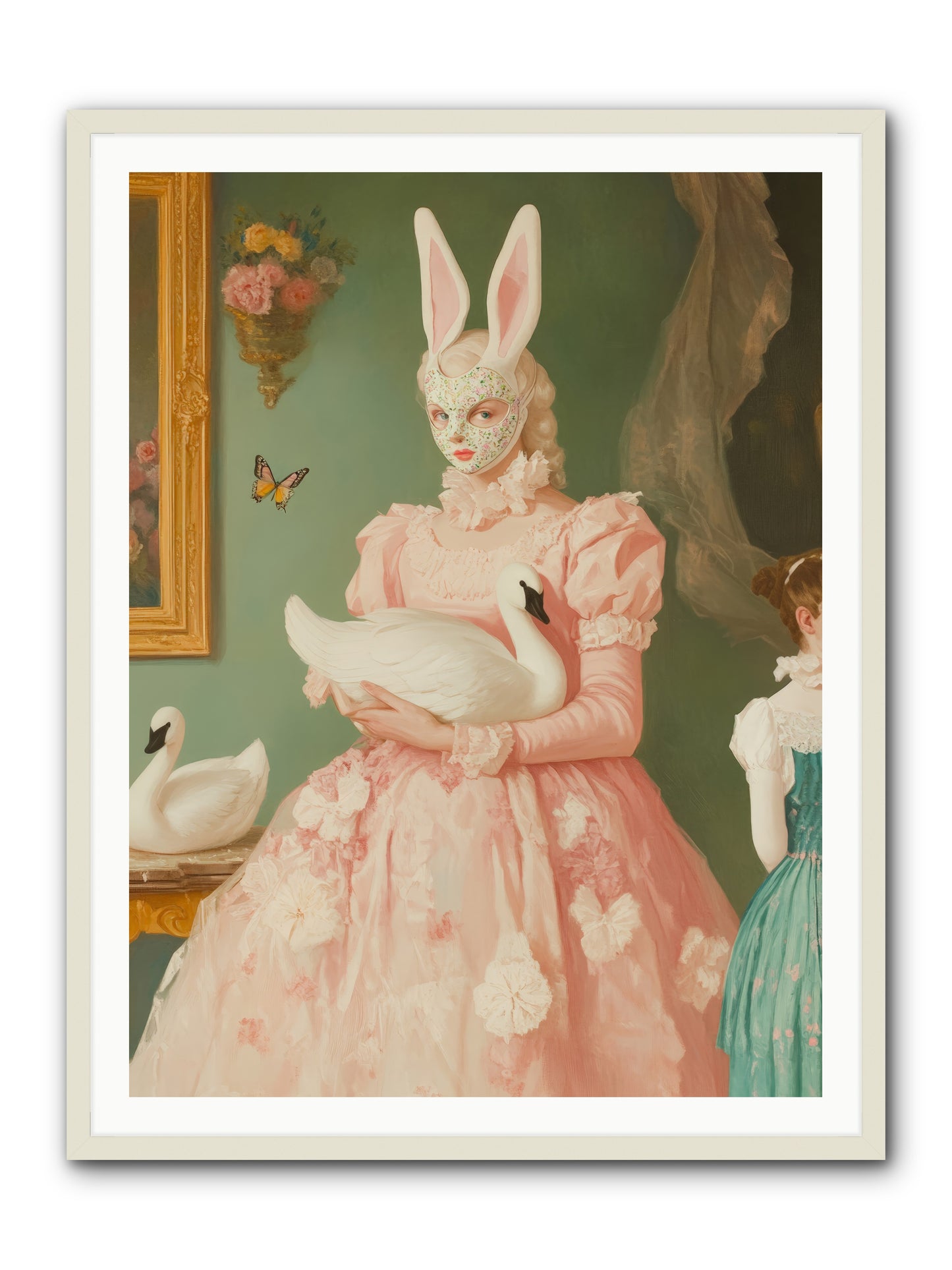 Keeper of FlightRez2 -- Framed Print - White 36x48