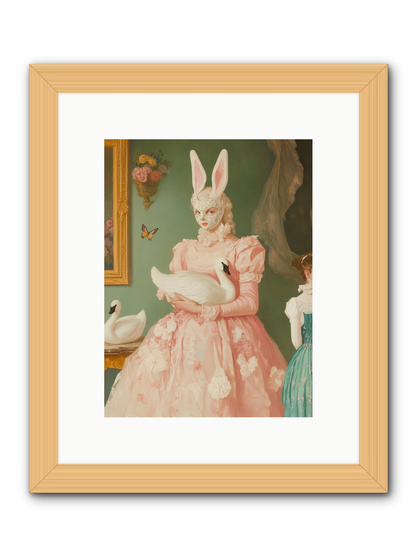 Keeper of FlightRez2 -- Framed Print - Natural 9x12