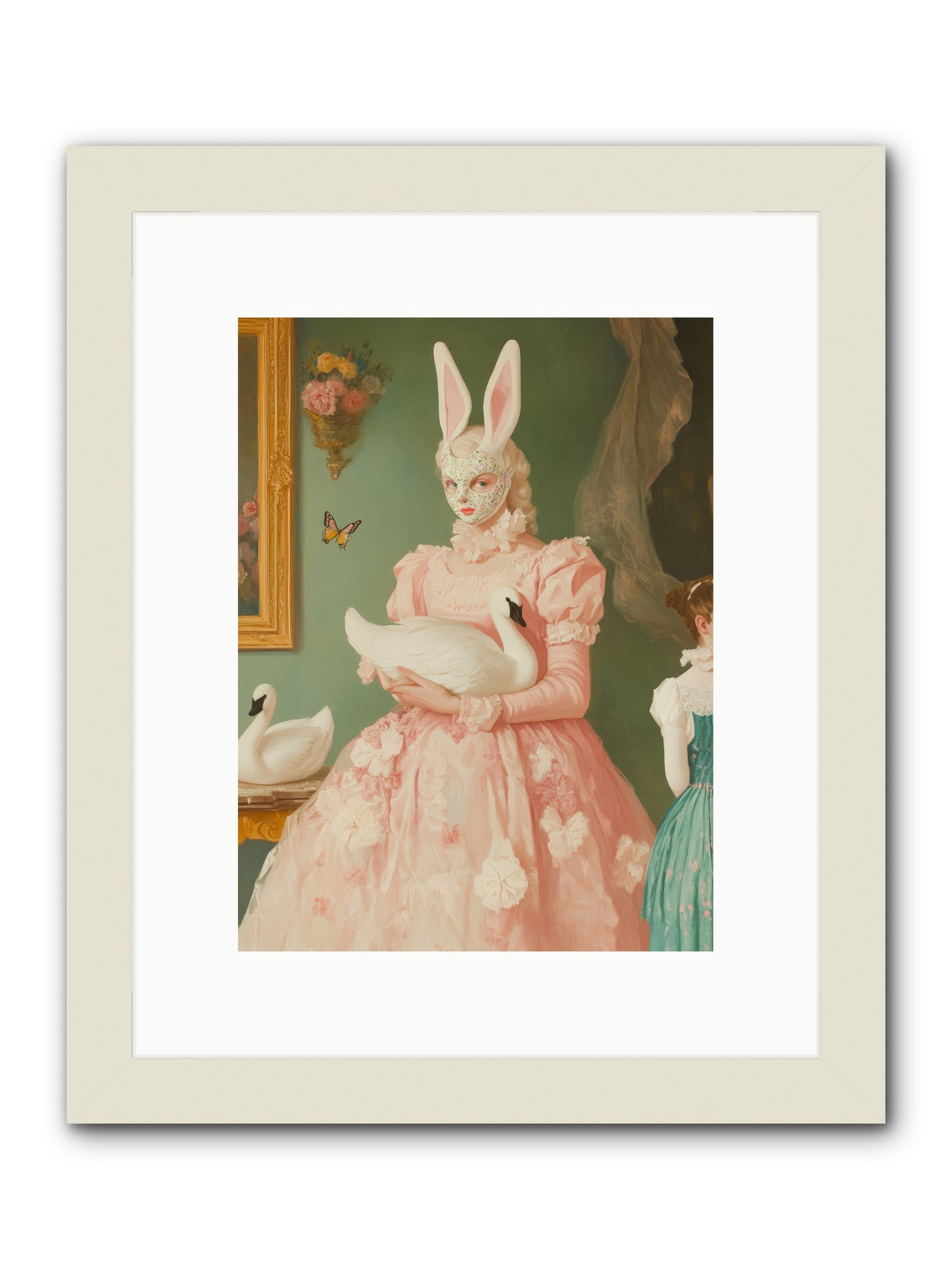 Keeper of FlightRez2 -- Framed Print - White 9x12