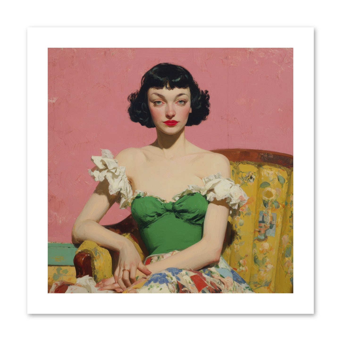 Keeper of Graceful Secrets -- Paper Print 12x12