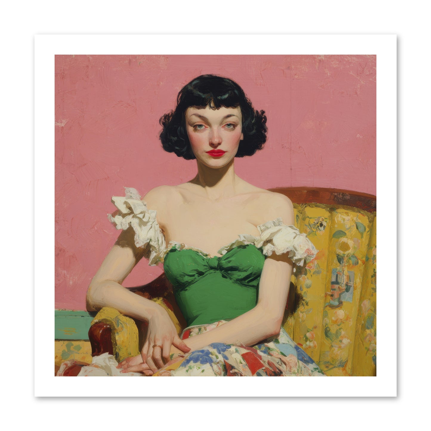 Keeper of Graceful Secrets -- Paper Print 16x16