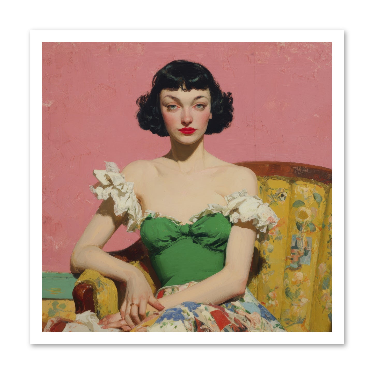 Keeper of Graceful Secrets -- Paper Print 24x24