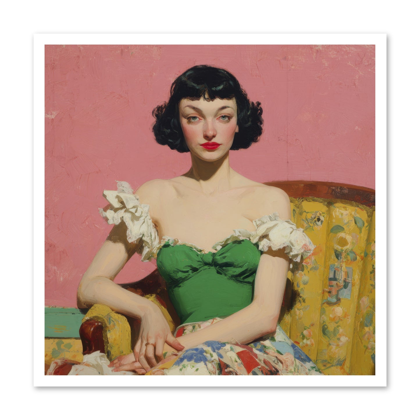 Keeper of Graceful Secrets -- Paper Print 30x30
