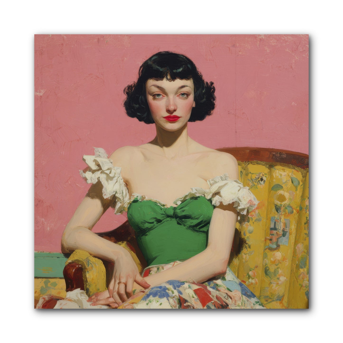Keeper of Graceful Secrets -- Wrapped Canvas 10x10