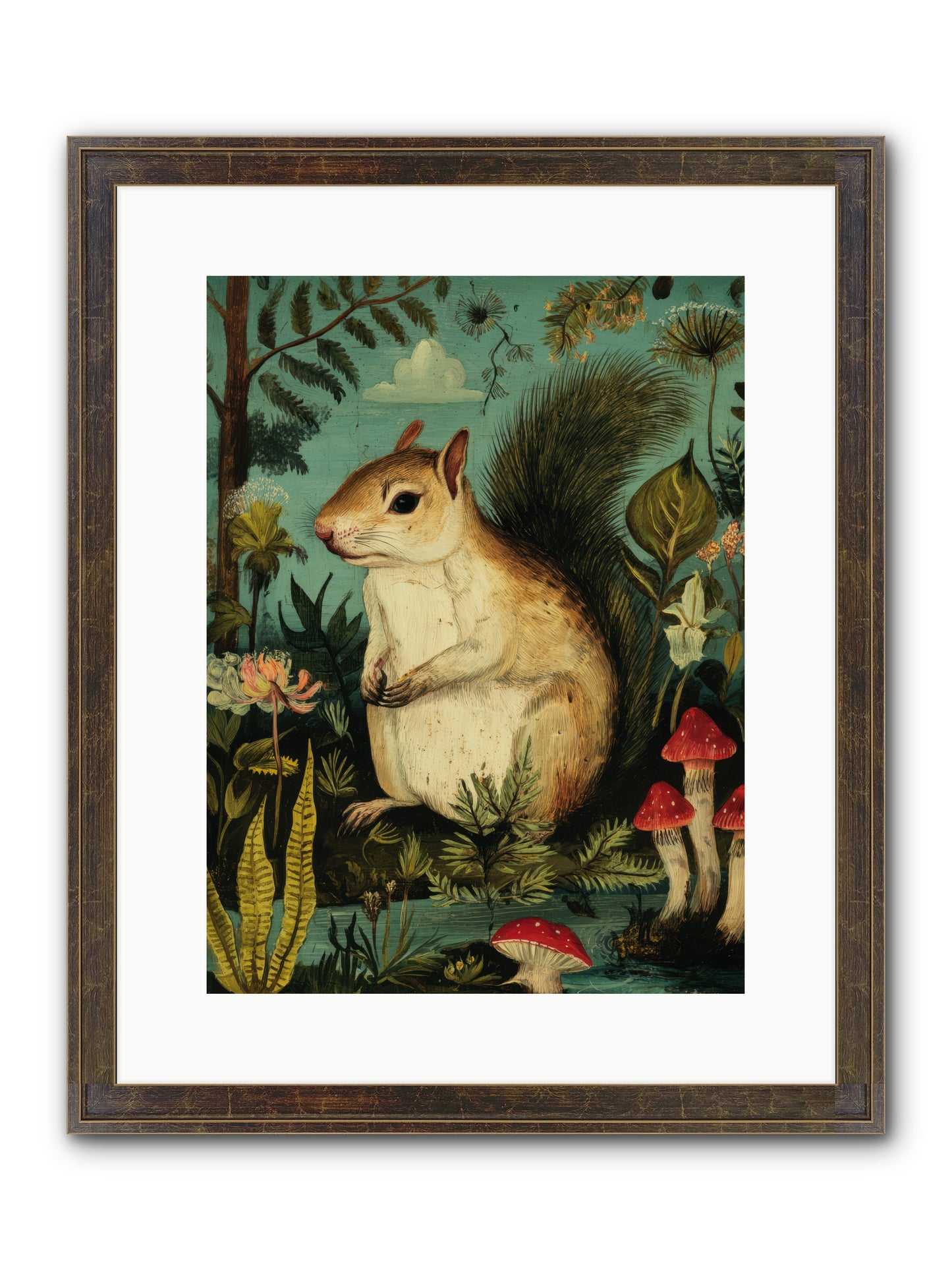 Keeper of the Undergrowth — Keeper-of-the-Undergrowth-12x16-Framed-Print-Slimwoods-Black-Gold.jpg