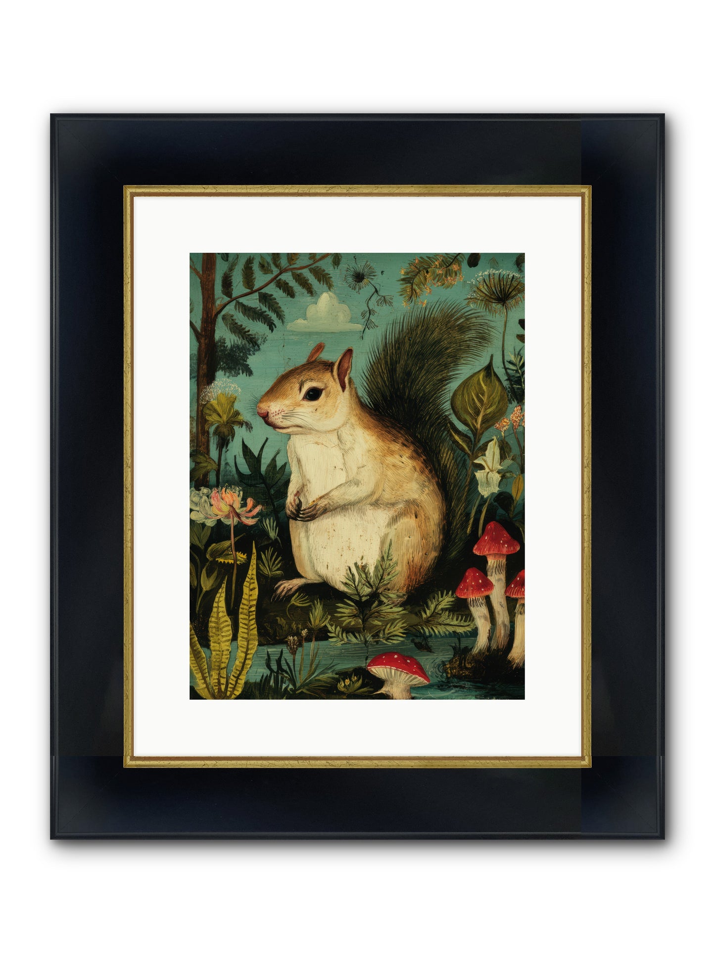 Keeper of the Undergrowth — Keeper-of-the-Undergrowth-12x16-Framed-Print-Wide-Black-w-Gold.jpg