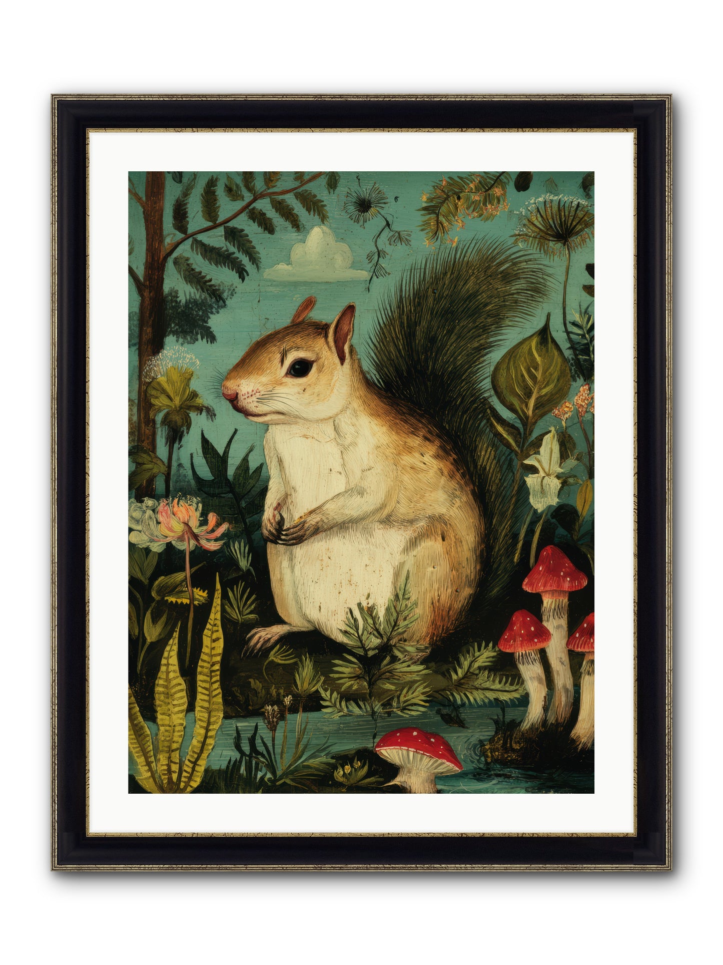 Keeper of the Undergrowth — Keeper-of-the-Undergrowth-24x32-Framed-Print-Black-Gold.jpg
