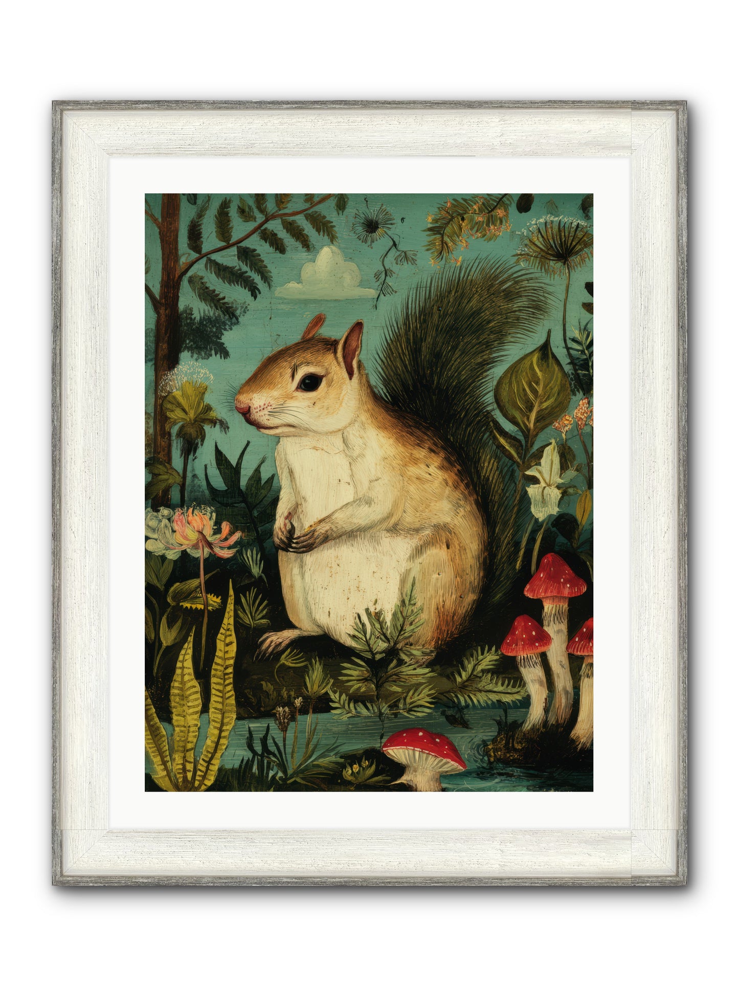 Keeper of the Undergrowth — Keeper-of-the-Undergrowth-24x32-Framed-Print-Driftwood-White.jpg