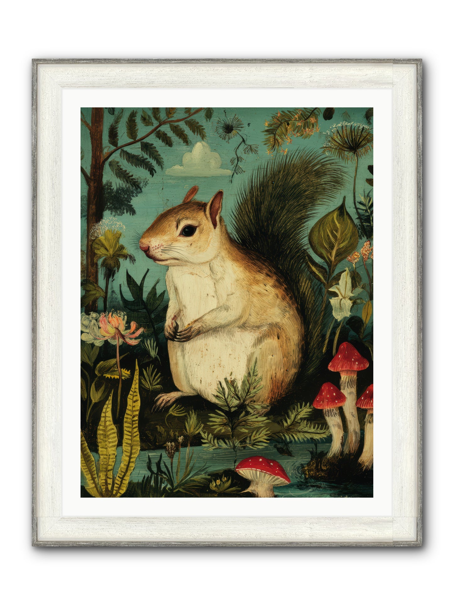 Keeper of the Undergrowth — Keeper-of-the-Undergrowth-30x40-Framed-Print-Driftwood-White.jpg