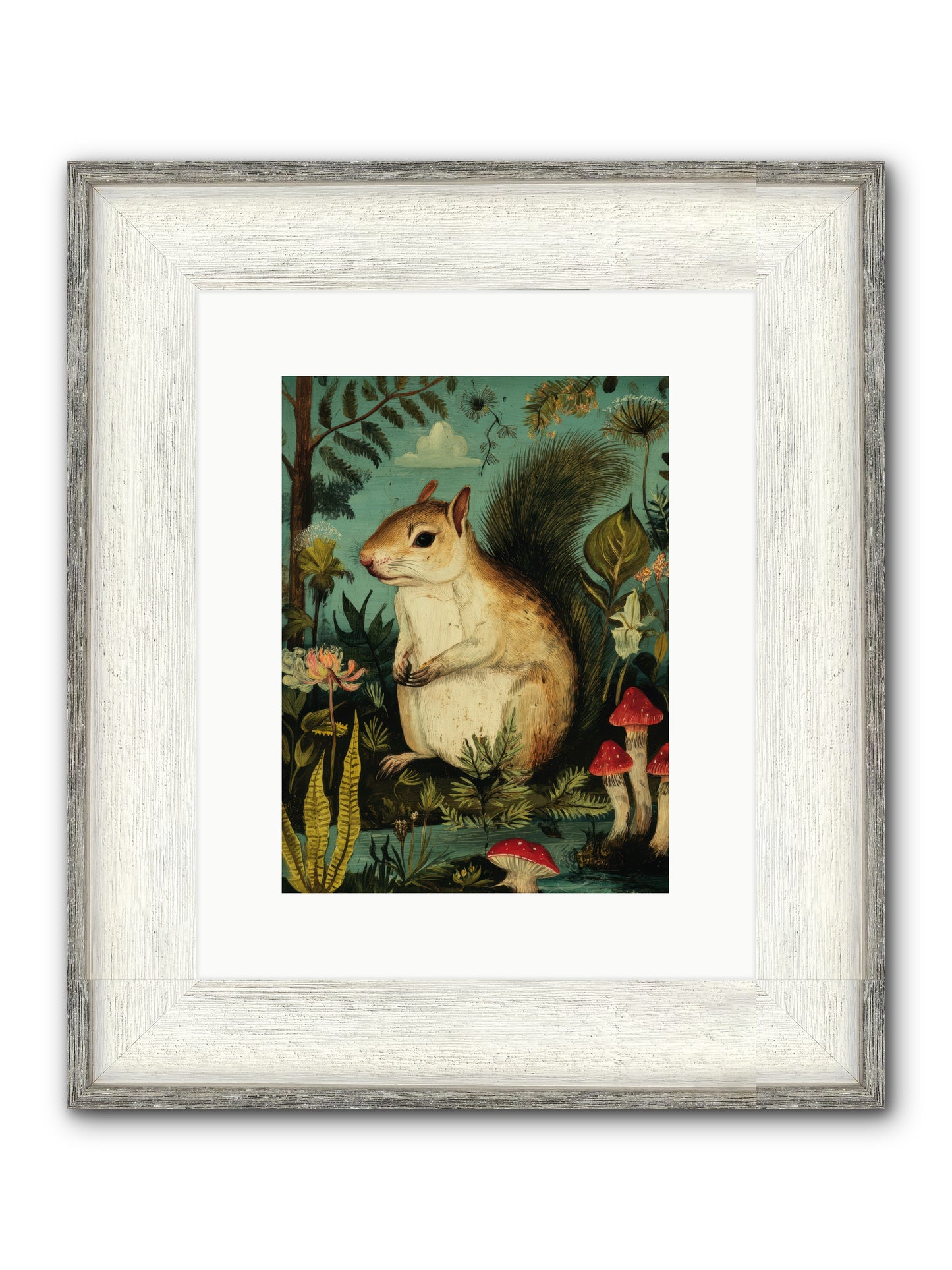 Keeper of the Undergrowth — Keeper-of-the-Undergrowth-9x12-Framed-Print-Driftwood-White.jpg