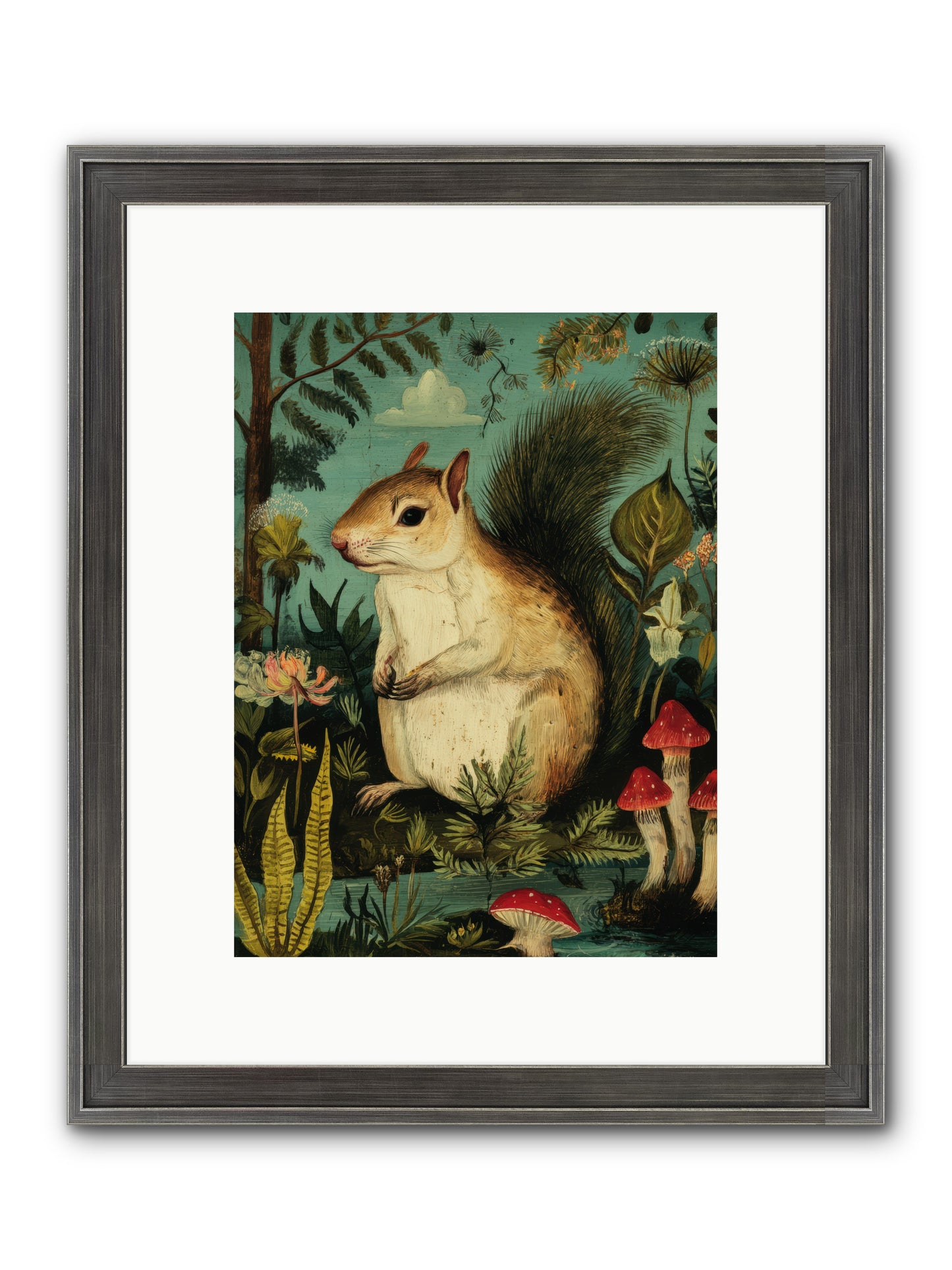 Keeper of the Undergrowth — Keeper-of-the-Undergrowth-9x12-Framed-Print-Slimwoods-Black-Silver.jpg