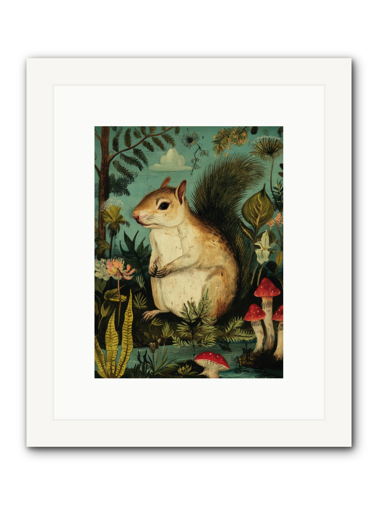 Keeper of the Undergrowth — Keeper-of-the-Undergrowth-9x12-Framed-Print-White.jpg