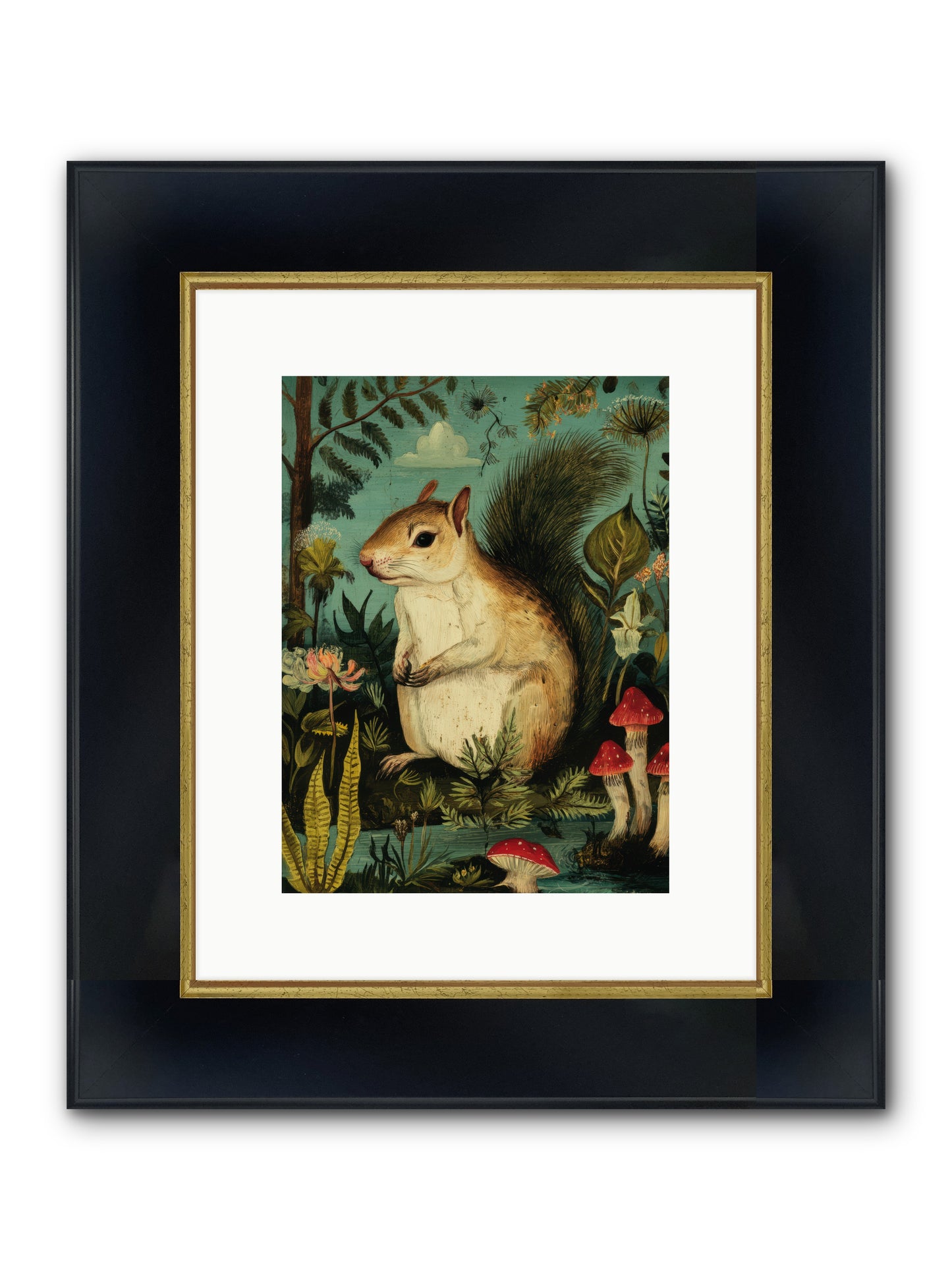 Keeper of the Undergrowth — Keeper-of-the-Undergrowth-9x12-Framed-Print-Wide-Black-w-Gold.jpg