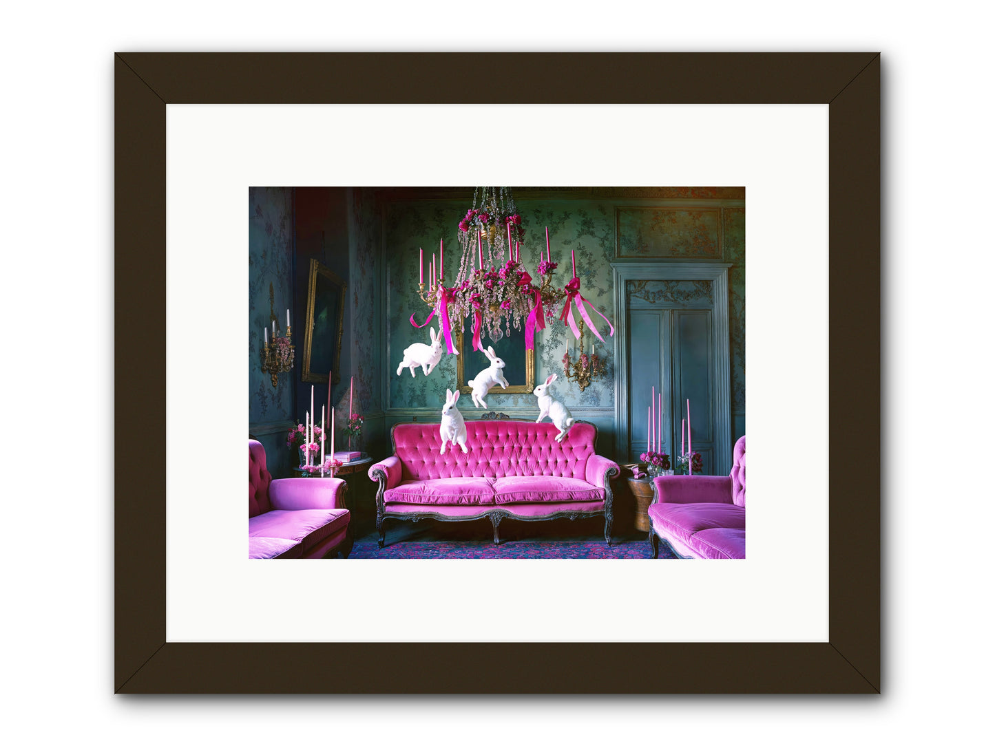 Keepers of Earth Magic-REZ-standard-scale-6 00x -- Framed Print - Black 12x9