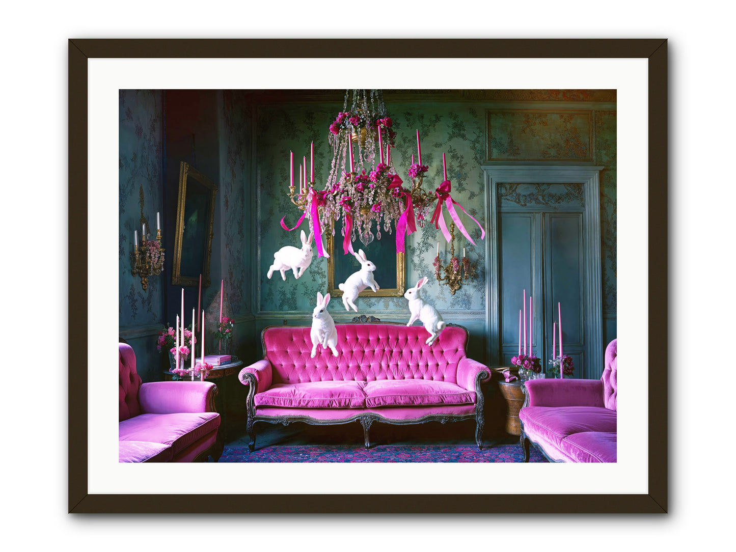 Keepers of Earth Magic-REZ-standard-scale-6 00x -- Framed Print - Black 32x24