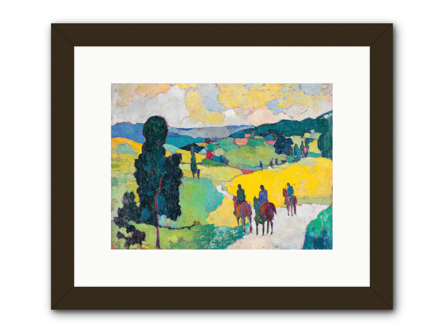 Keepers of Horizons -- Framed Print - Black 12x9