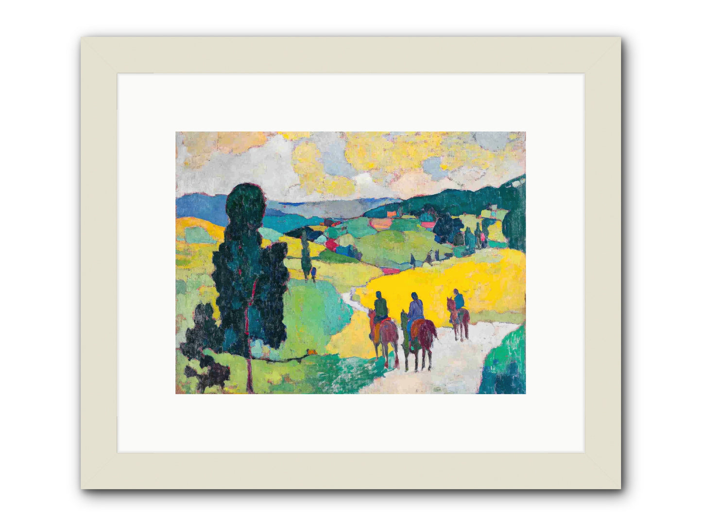 Keepers of Horizons -- Framed Print - White 12x9
